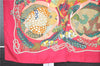 Authentic HERMES Carre 90 Scarf "Grands Fonds" Silk Pink 2111G