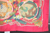 Authentic HERMES Carre 90 Scarf "Grands Fonds" Silk Pink 2111G