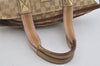 Authentic GUCCI Sherry Line Hand Tote Bag GG Canvas Leather 131228 Beige 2111I