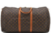 Authentic Louis Vuitton Monogram Keepall 55 Boston Bag M41424 LV 2112D