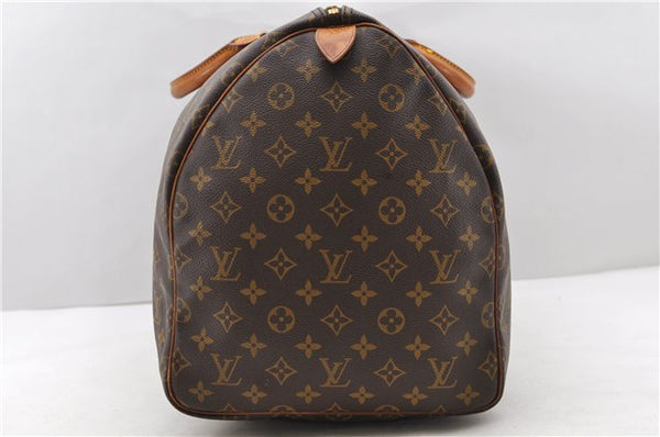 Authentic Louis Vuitton Monogram Keepall 55 Boston Bag M41424 LV 2112D