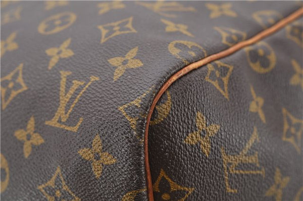 Authentic Louis Vuitton Monogram Keepall 55 Boston Bag M41424 LV 2112D