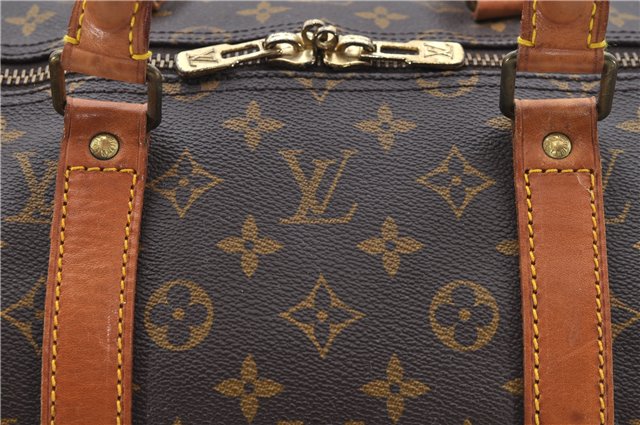 Authentic Louis Vuitton Monogram Keepall 55 Boston Bag M41424 LV 2112D