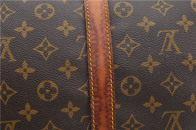 Authentic Louis Vuitton Monogram Keepall 55 Boston Bag M41424 LV 2112D