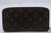 Authentic Louis Vuitton Monogram Zippy Wallet Long Purse M60017 LV 2113D