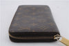 Authentic Louis Vuitton Monogram Zippy Wallet Long Purse M60017 LV 2113D