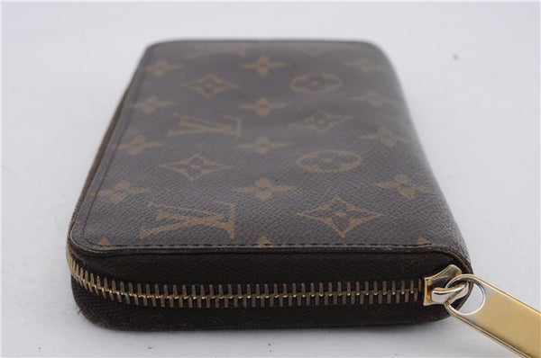 Authentic Louis Vuitton Monogram Zippy Wallet Long Purse M60017 LV 2113D