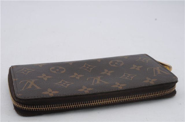 Authentic Louis Vuitton Monogram Zippy Wallet Long Purse M60017 LV 2113D