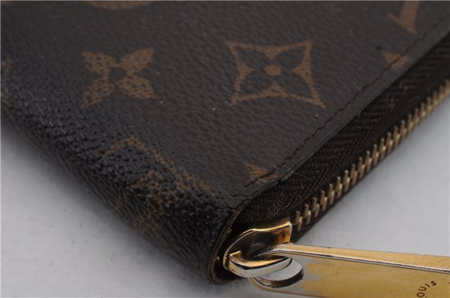 Authentic Louis Vuitton Monogram Zippy Wallet Long Purse M60017 LV 2113D