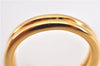 Authentic HERMES Scarf Ring Atame Circle Knot Design Gold Tone 2114G