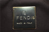 Auth FENDI Zucca Mini Mamma Baguette Hand Bag Purse Canvas Leather Beige 2115D