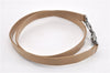 Authentic Christian Dior Shoulder Strap Leather Beige 35.5" CD 2115G