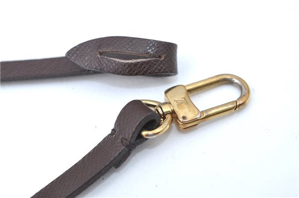 Authentic Louis Vuitton Leather Strap Brown LV 2116B