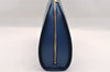 Authentic Louis Vuitton Epi Dauphine GM Cosmetic Pouch Blue M48435 LV 2116I
