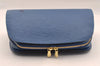 Authentic Louis Vuitton Epi Dauphine GM Cosmetic Pouch Blue M48435 LV 2116I