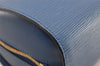 Authentic Louis Vuitton Epi Dauphine GM Cosmetic Pouch Blue M48435 LV 2116I