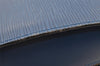 Authentic Louis Vuitton Epi Dauphine GM Cosmetic Pouch Blue M48435 LV 2116I
