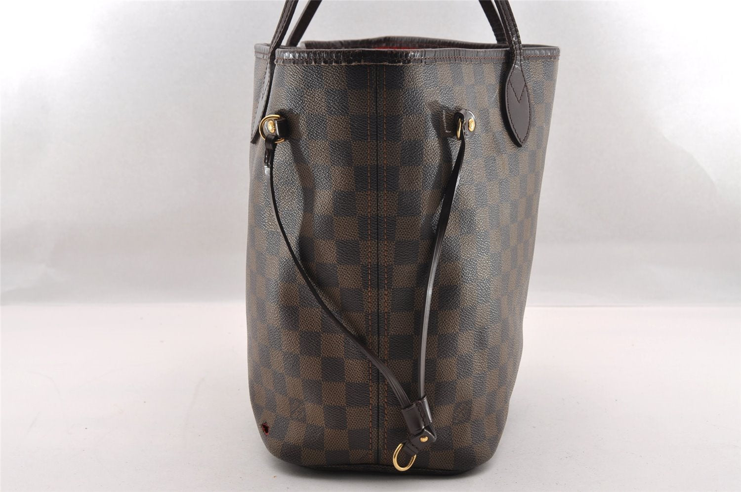 Authentic Louis Vuitton Damier Neverfull MM Shoulder Tote Bag N51105 LV 2117I