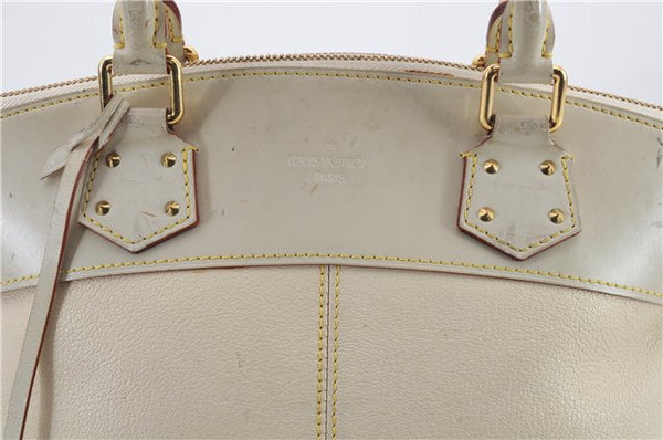 Authentic Louis Vuitton Suhali Rock It PM Hand Bag White M91887 LV 2118D