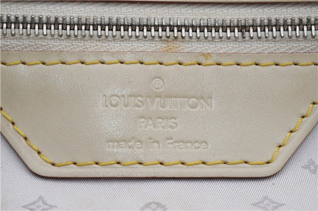 Authentic Louis Vuitton Suhali Rock It PM Hand Bag White M91887 LV 2118D