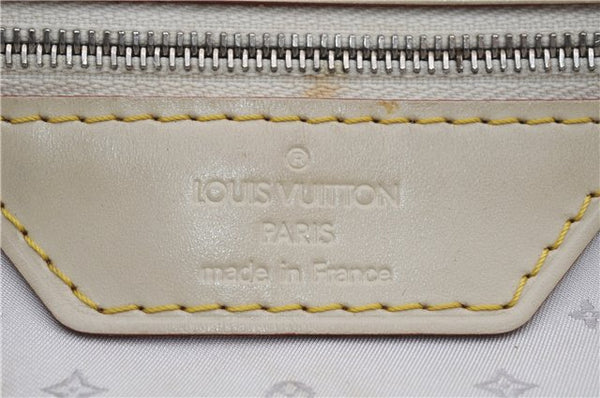 Authentic Louis Vuitton Suhali Rock It PM Hand Bag White M91887 LV 2118D