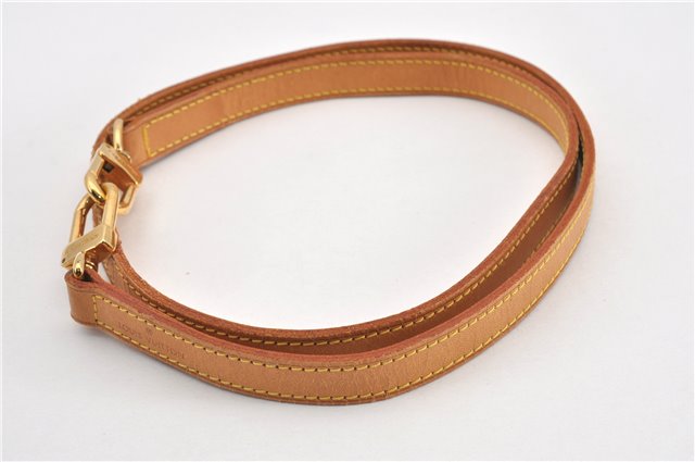 Authentic Louis Vuitton Leather Shoulder Strap Beige 40