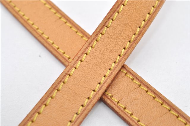 Authentic Louis Vuitton Leather Shoulder Strap Beige 40