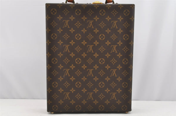 Authentic Louis Vuitton Monogram Attache Trunk Case Old Model LV Junk 2118I