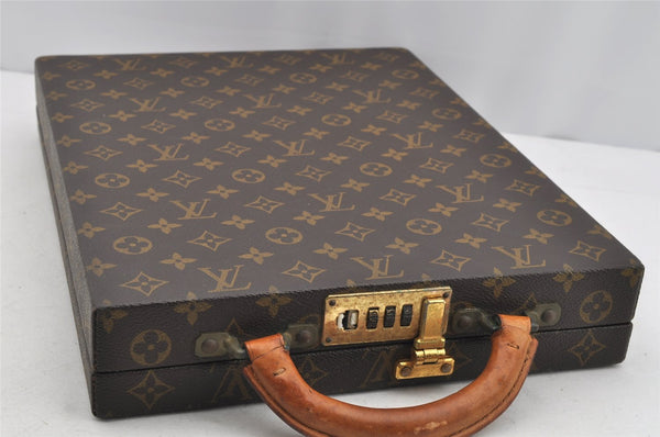 Authentic Louis Vuitton Monogram Attache Trunk Case Old Model LV Junk 2118I