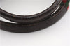 Authentic GUCCI Web Sherry Line Hand Bag GG Canvas Leather 131228 Brown 2119F