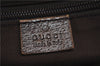 Authentic GUCCI Web Sherry Line Hand Bag GG Canvas Leather 131228 Brown 2119F