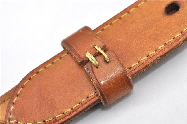 Authentic Louis Vuitton Leather Shoulder Strap Beige 37-40.6