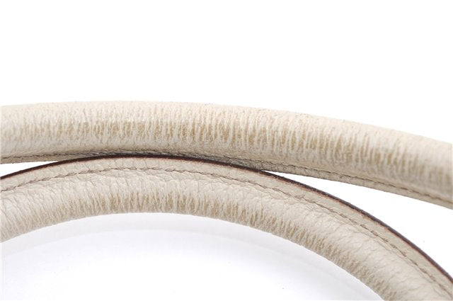 Authentic GUCCI Abbey Shoulder Hand Bag GG Canvas Leather 130942 Brown 2120F