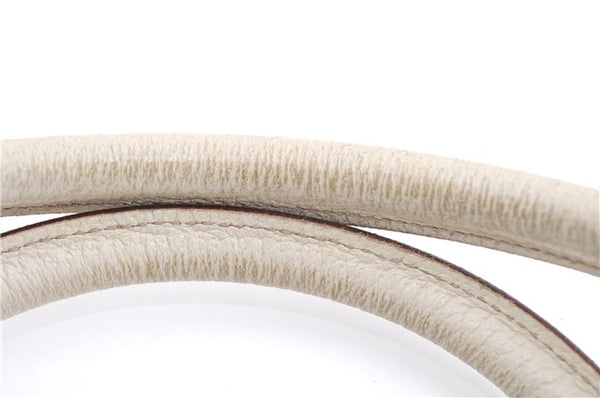 Authentic GUCCI Abbey Shoulder Hand Bag GG Canvas Leather 130942 Brown 2120F