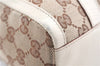 Authentic GUCCI Abbey Shoulder Hand Bag GG Canvas Leather 130942 Brown 2120F