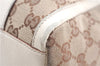 Authentic GUCCI Abbey Shoulder Hand Bag GG Canvas Leather 130942 Brown 2120F