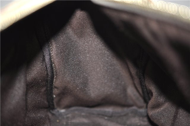 Authentic GUCCI Abbey Shoulder Hand Bag GG Canvas Leather 130942 Brown 2120F