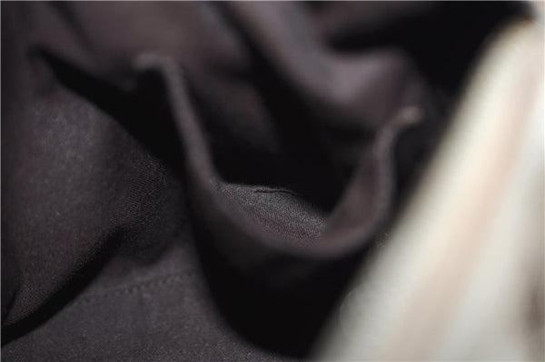 Authentic GUCCI Abbey Shoulder Hand Bag GG Canvas Leather 130942 Brown 2120F