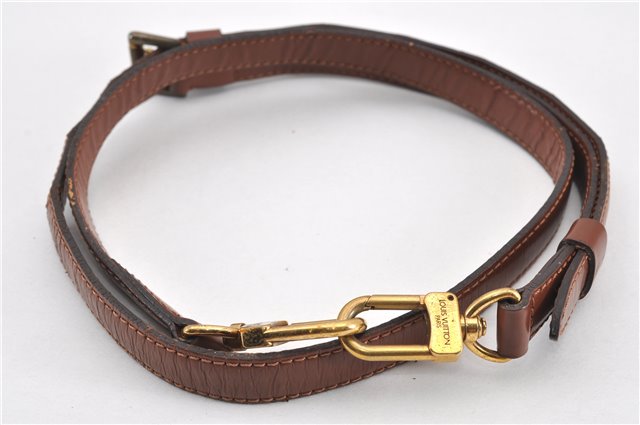 Authentic Louis Vuitton Leather Shoulder Strap Brown 35-45.2