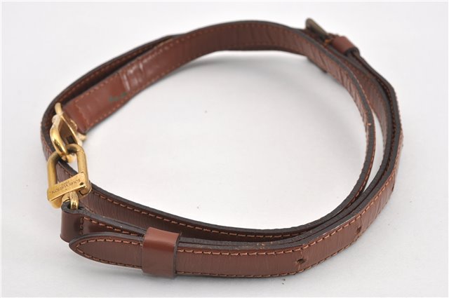 Authentic Louis Vuitton Leather Shoulder Strap Brown 35-45.2