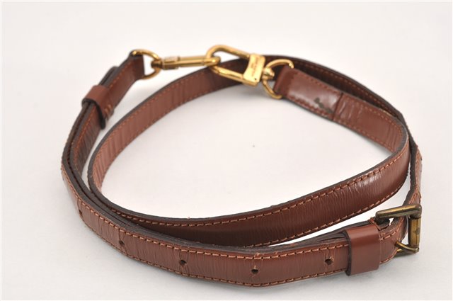 Authentic Louis Vuitton Leather Shoulder Strap Brown 35-45.2