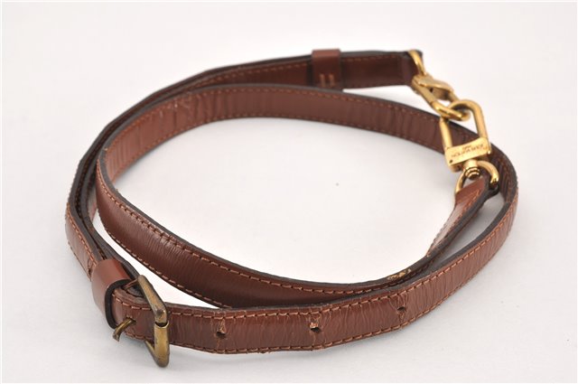 Authentic Louis Vuitton Leather Shoulder Strap Brown 35-45.2