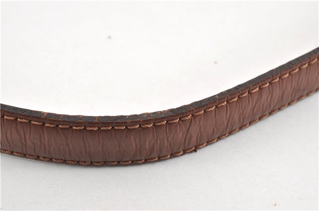 Authentic Louis Vuitton Leather Shoulder Strap Brown 35-45.2