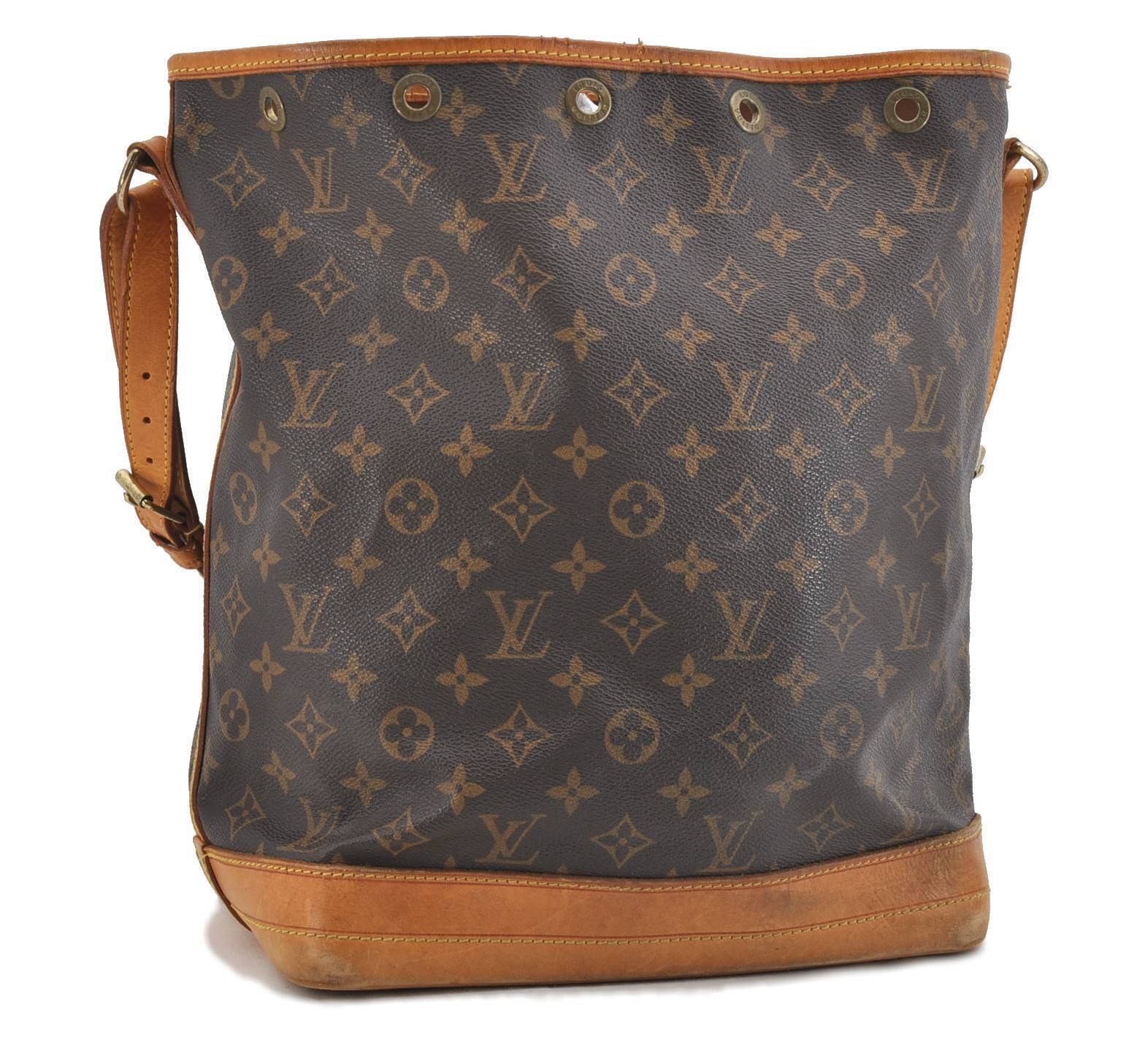 Authentic LOUIS VUITTON Monogram Noe Shoulder Bag M42224 LV Junk 2121B