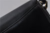 Authentic Burberrys Vintage Leather Shoulder Hand Bag Purse Black 2121D