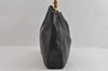 Authentic GUCCI Bamboo 2Way Shoulder Hand Bag Leather Black Junk 2121I