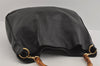 Authentic GUCCI Bamboo 2Way Shoulder Hand Bag Leather Black Junk 2121I