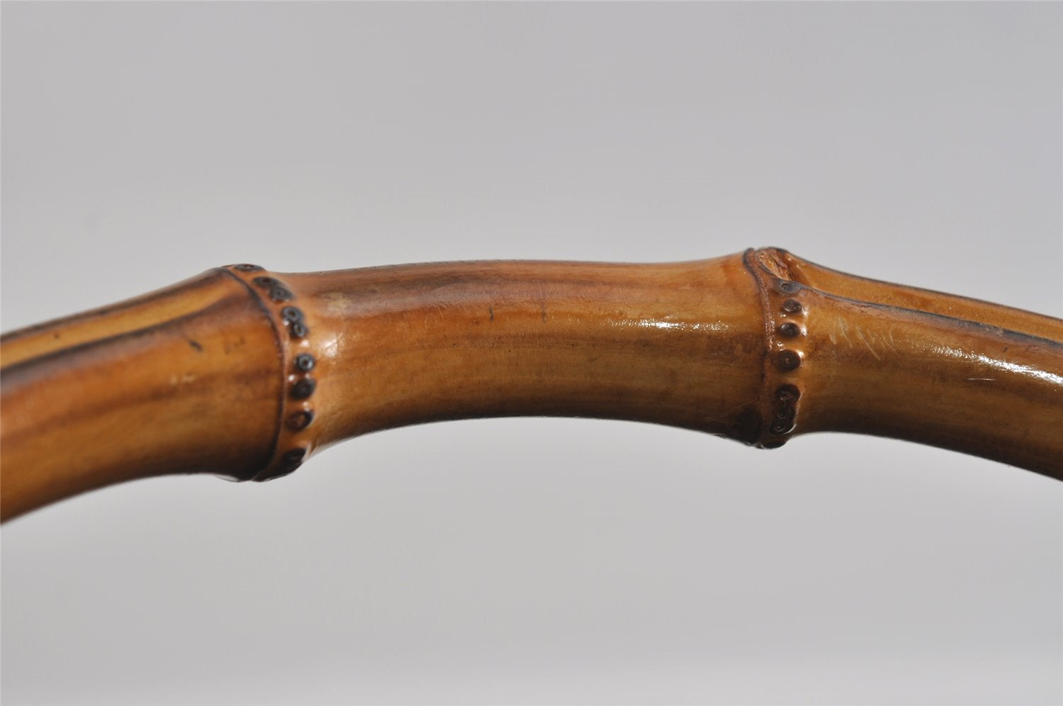 Authentic GUCCI Bamboo 2Way Shoulder Hand Bag Leather Black Junk 2121I