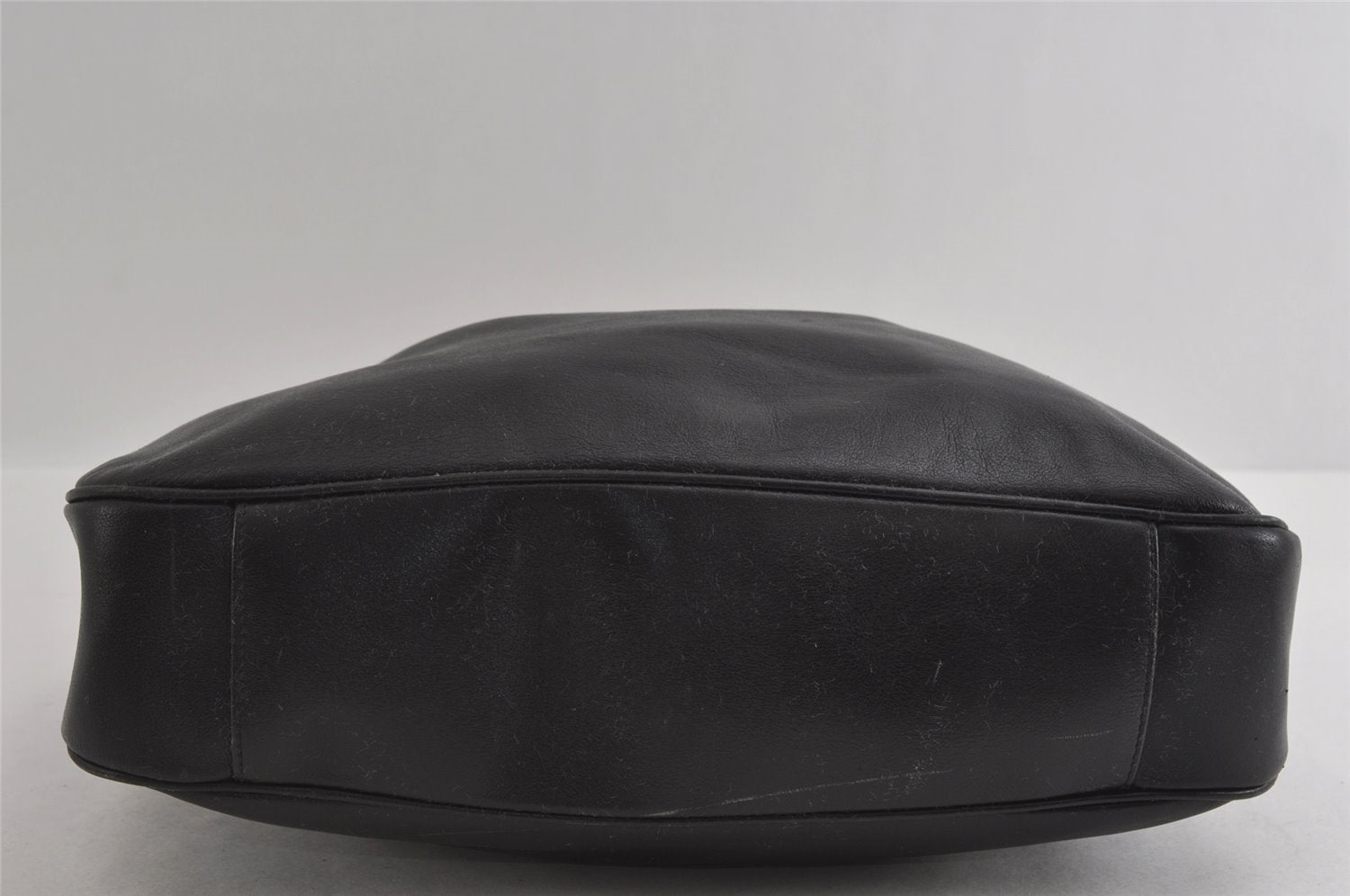 Authentic GUCCI Bamboo 2Way Shoulder Hand Bag Leather Black Junk 2121I