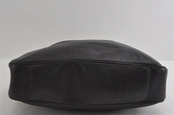 Authentic GUCCI Bamboo 2Way Shoulder Hand Bag Leather Black Junk 2121I